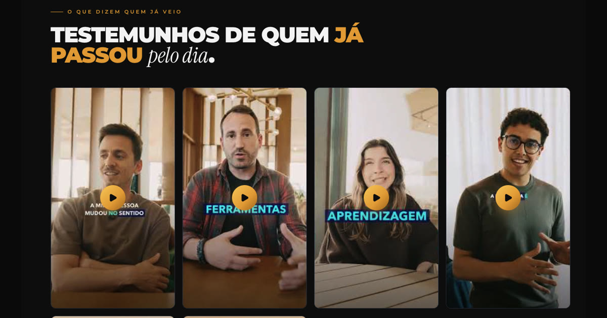 Pré-visualização da página do Claude Code Build Day